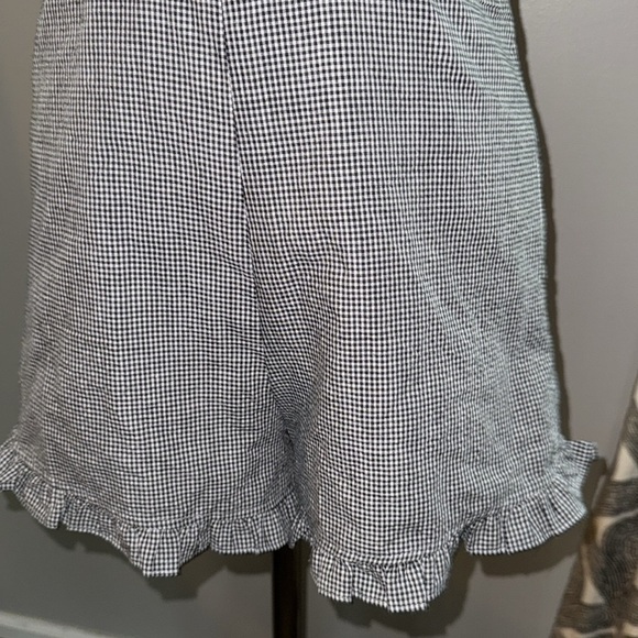 Wild Honey 100% Cotton Gingham Halter Open Back Romper - Picture 4 of 8